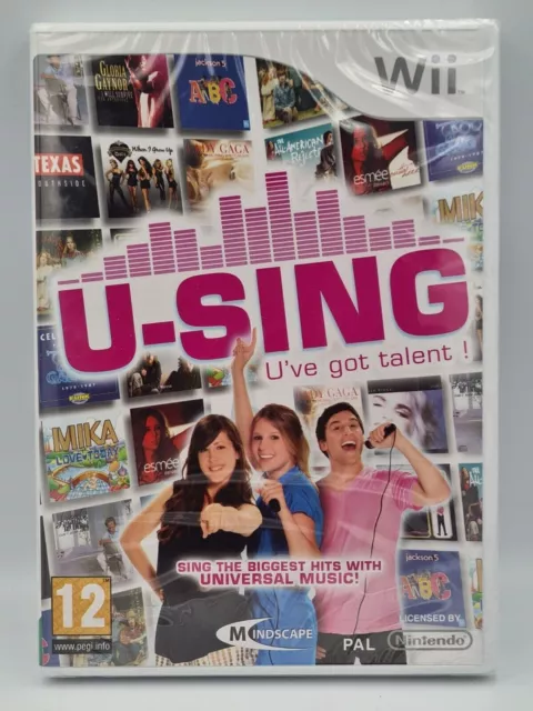 Nintendo Wii U-Sing U've got talent brandneu & versiegelt VERSANDKOSTENFREI