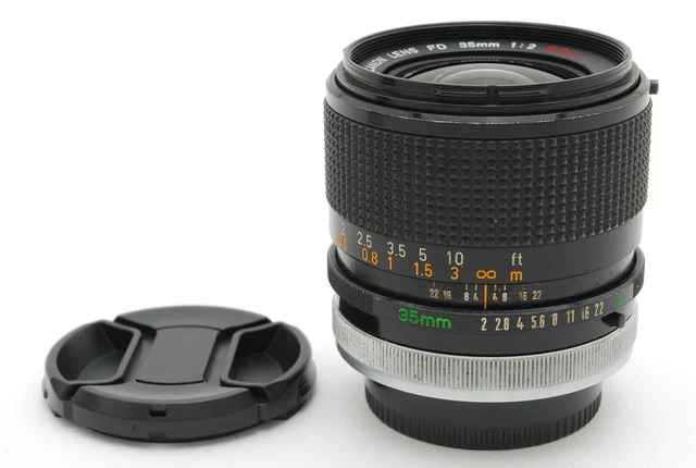 【Exc+++++】 Canon FD 35mm F/2 SSC S.S.C. MF Wide Angle Camera Lens From JAPAN