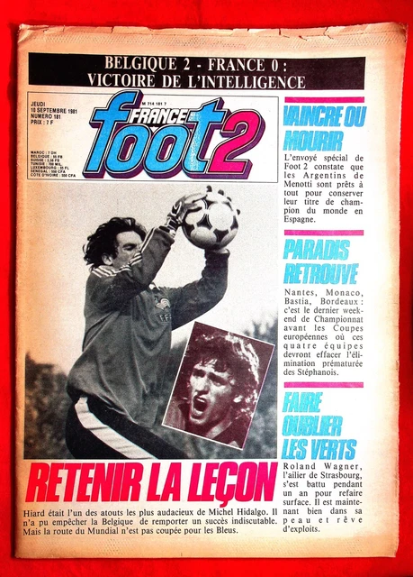 Magazine Onze N°72 - Décembre 1981 - Spécial Coupe Du Monde Football