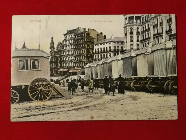 CPA BELGIQUE - Ostende - Les Cabines de luxe