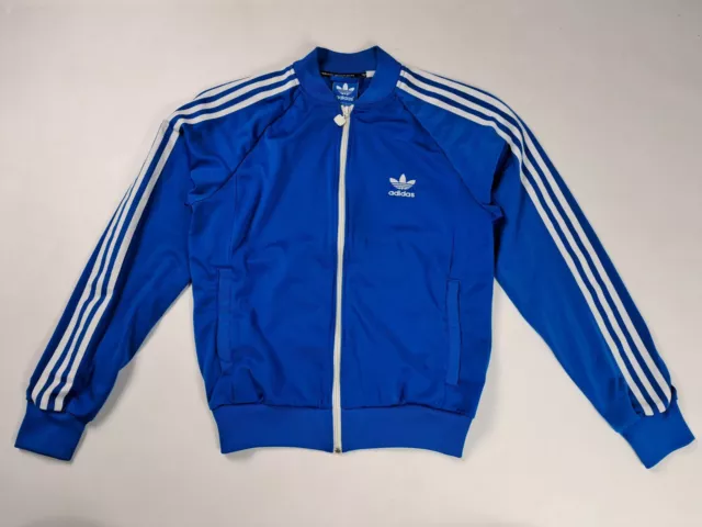 Adidas Original  track zip  Jacket blue  size S