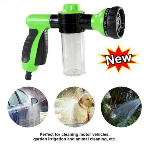 Hochdruck Gartenbrause Metall Schlauchspritze tropfsicher Garten Spritze Neu