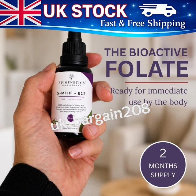 5-MTHF + B12 30ml Methylfolate & Methyl - Folate & Vitamin B12 ...