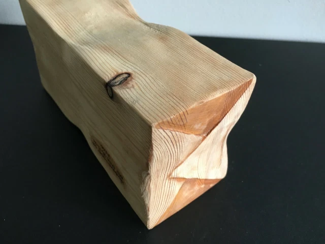 Handcarved Wooden Butter Pack Solid Wood Contemporary art