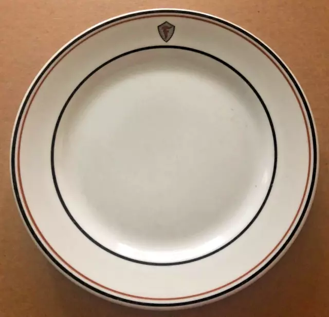 #5 Vintage FIRESTONE Rubber & Tire Co Shenango Restaurant China Plate AKRON OH