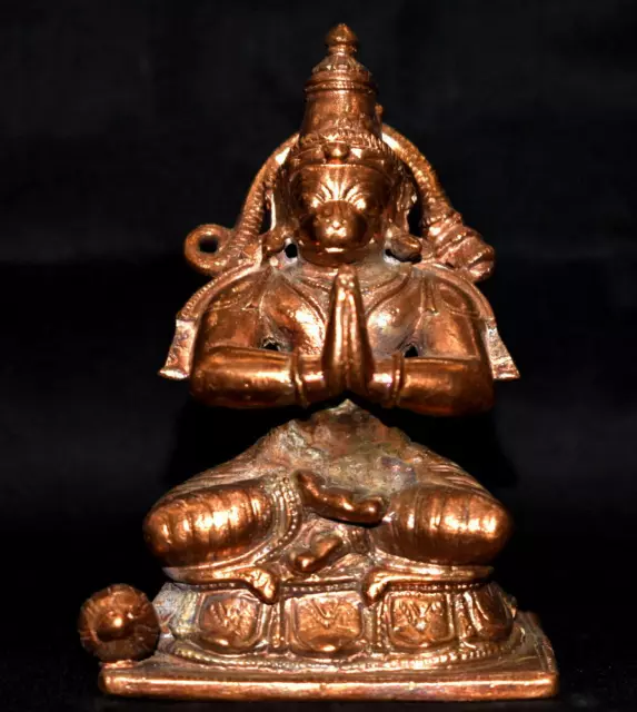 Lord Hanuman Idol In Pure Solid Copper