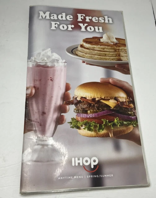 IHOP Restaurant 2 for $ 20 Original mini MENU Double Sided Laminated  Pancoins