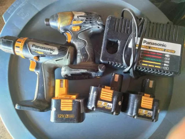 Panasonic 12V Drill and Impact Tool Set