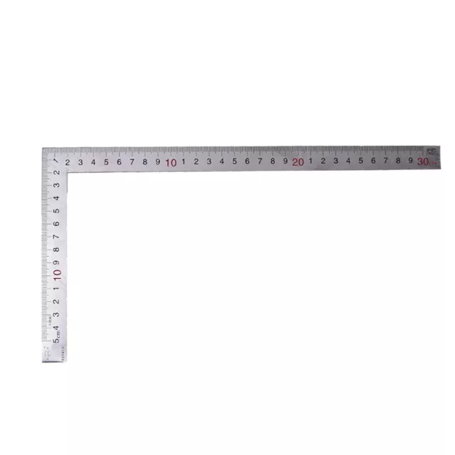 Stainless Steel 15x30cm 90 Degree Angle Metric Try Mitre Square Ruler Scale-wf