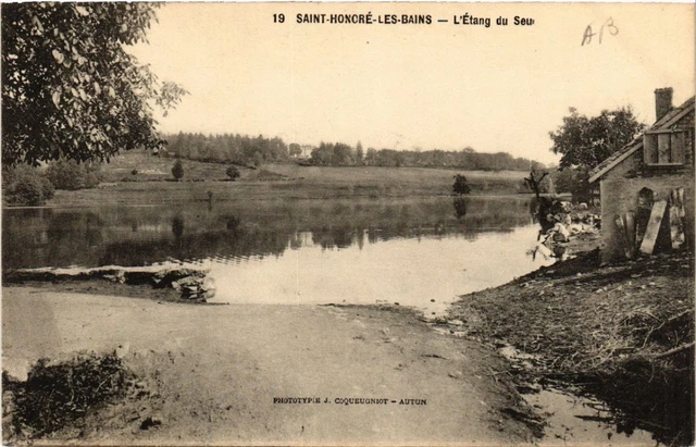CPA St-HONORÉ-les-BAINS - L'Etang du Seu (457048)