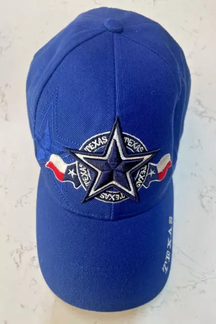 State of Texas Lone Star Navy Embroidered baseball Cap Hat