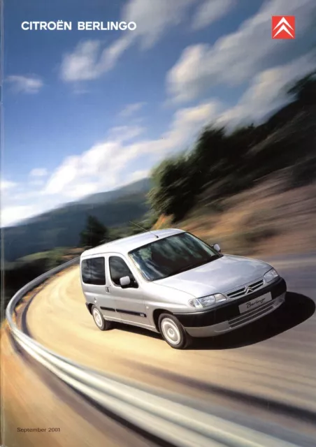Citroën Berlingo Prospekt 2001 9/01 D brochure catalogue prospectus catalog