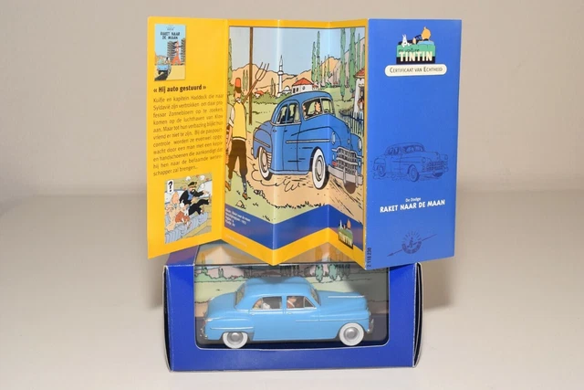 VOITURE TINTIN ATLAS la Dodge Bleu de Tintin d'Objetif Lune EUR 15,00