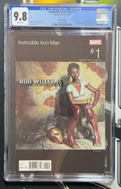 Invincible Iron Man #1 CGC 9.8 WP (2017) Hip Hop Variant Cover