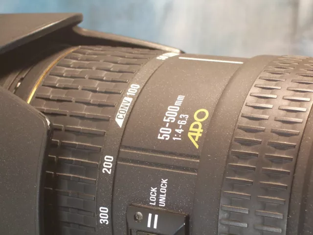 Sigma AF 50-500mm f/4-6.3 EX APO For canon   APS-C