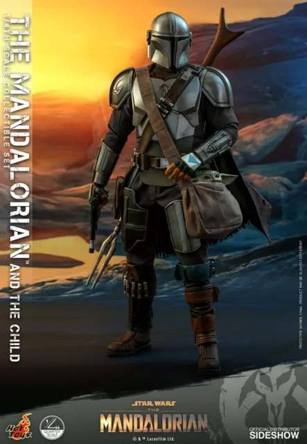 The Mandalorian  y el niño QUARTER SCALE Star Wars HOT TOYS