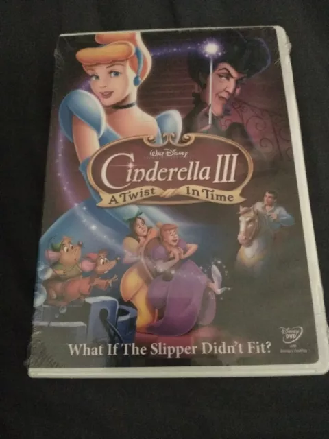 NEW! SEALED! Cinderella III - A Twist in Time (2007) DVD Animated Walt Disney