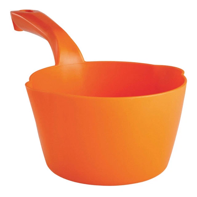VIKAN 56817 Small Hand Scoop,Orange,11-39/64" L