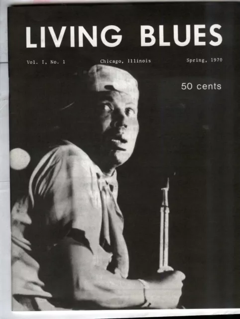 LIVING BLUES Magazine #1 Howlin' Wolf, Magic Sam, Blues &  Church (1970 reprint)