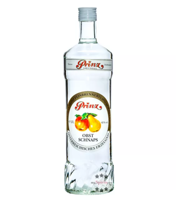 Prinz: Obstschnaps / 40 % Vol. / 1,0 Liter-Flasche