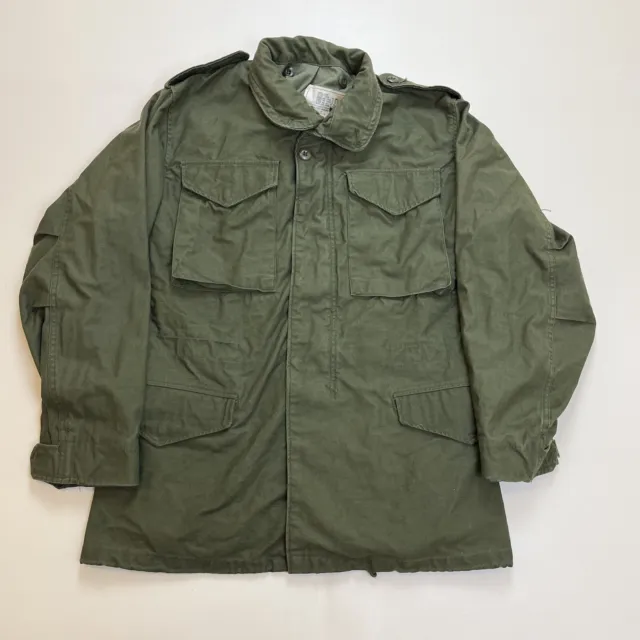 VINTAGE ALPHA INDUSTRIES OG-107 Field Jacket M65 Army Green USA Small ...
