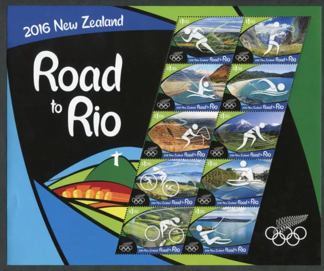 Neuseeland Nr. 3364 - 3373 postfrisch New Zealand 2016 Olympische Sommerspiele