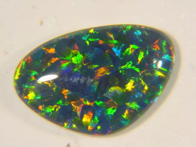 BUTW  Gilson Opal  12 x 18 free form triplet cabochon gemstone lapidary 3284C
