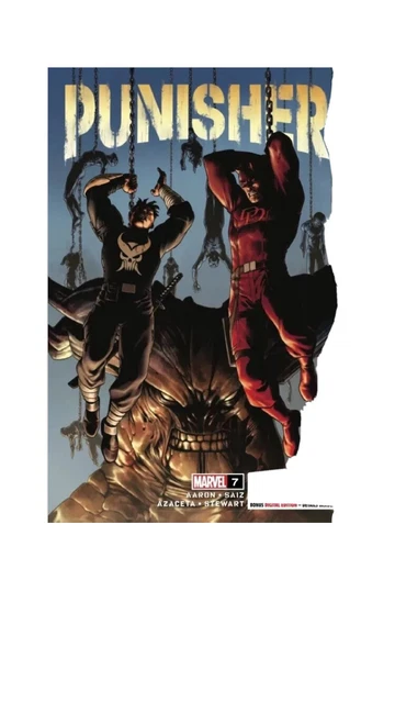 Punisher #7 Nm Main Cover Marvel Comics 2022