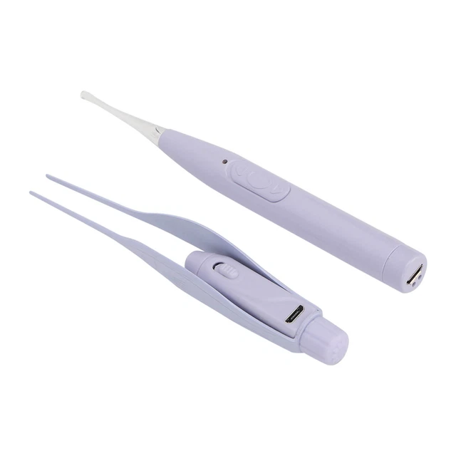 Removedor de cera para oídos suave seguro USB limpiador visual recargable TDM