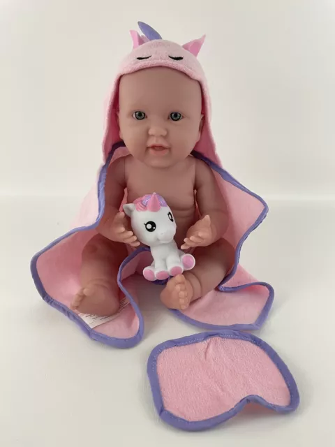 Berenguer 17" Boutique La Newborn Doll Moments Bath JC Toys Soft Real Girl 18004 3