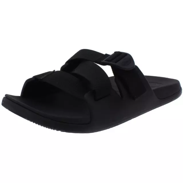 CHACO MENS CHILLOS Black Slip On Slide Sandals Shoes 10 Medium (D) BHFO ...
