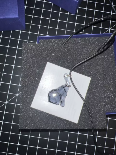 Swarovski SCS Crystal Necklace 2022 Elephant In Box 5612629 NEW