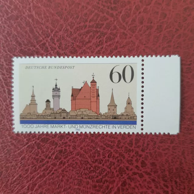 Briefmarke Bund BRD 1985, Michel 1240, Stadt Verden, postfrisch