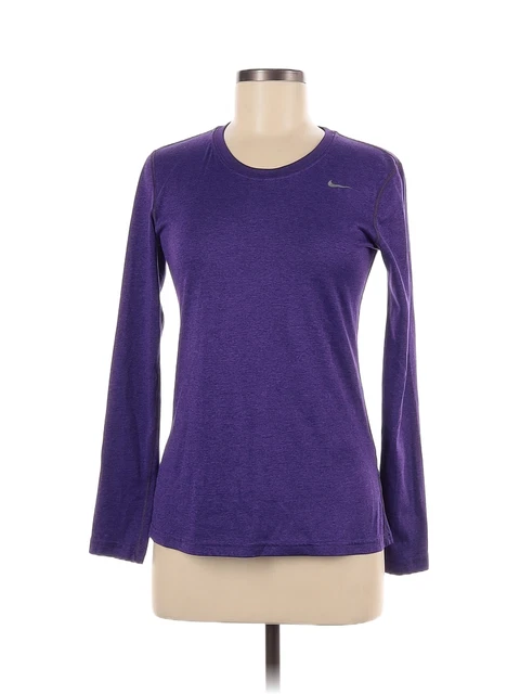 Nike Women Purple Active T-Shirt S