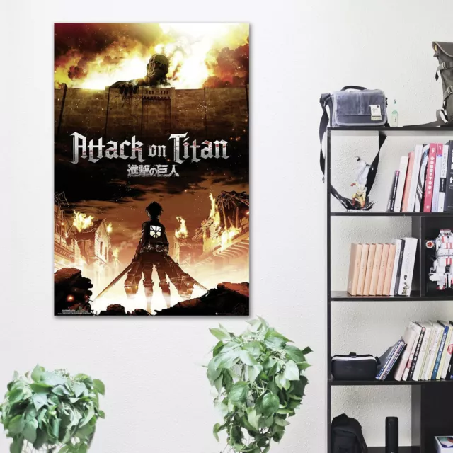 Attack On Titan Poster Manga / Anime 61 x 91,5 cm Plakat Wanddeko Dekoration 3