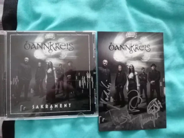 Banner Circle - Origin. Autograph Card & Cd "Sacrament"