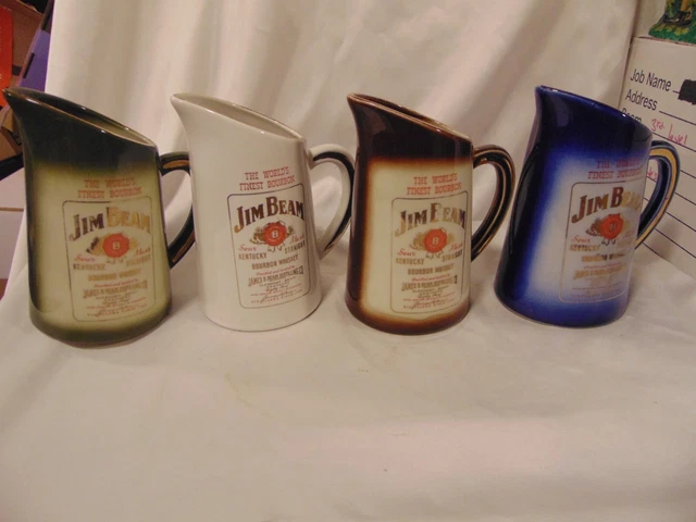 1974 Set of 4 Chicago Jim Beam Club Pitchers by Regal China USA