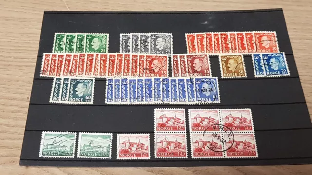 Konvolut / Lot 5 - alte Briefmarken aus Norwegen - Norge