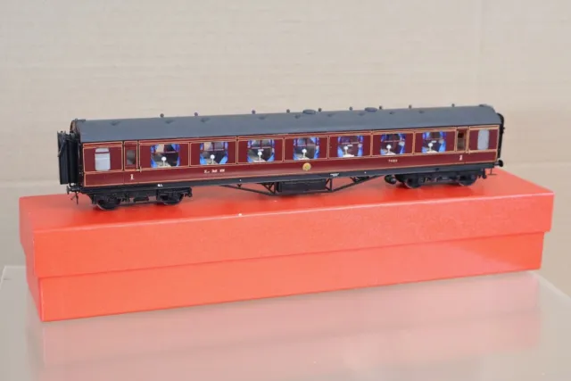 COMET MODELS KIT BUILT LMS MAROON 1st CLASS OPEN EXPRESS COACH 7493 pmv