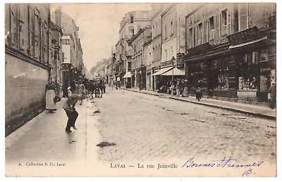 CPA 53 - LAVAL (Mayenne) - 3. La rue Joinville - Coll. B.D. - Single Two