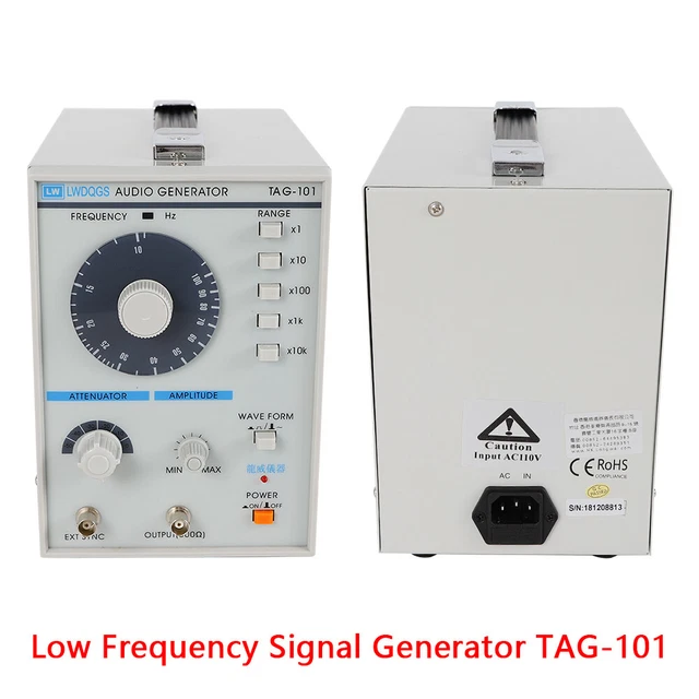 SINE/SQUARE WAVES 10HZ1MHZ Audio/Low Frequency Signal Generator w