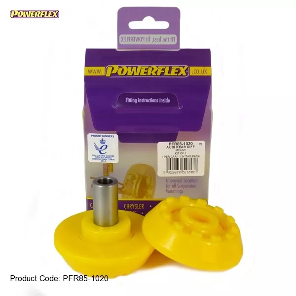 Powerflex PFR85-1020 Differentiallager für Audi 100 200 V8 quattro Difflager