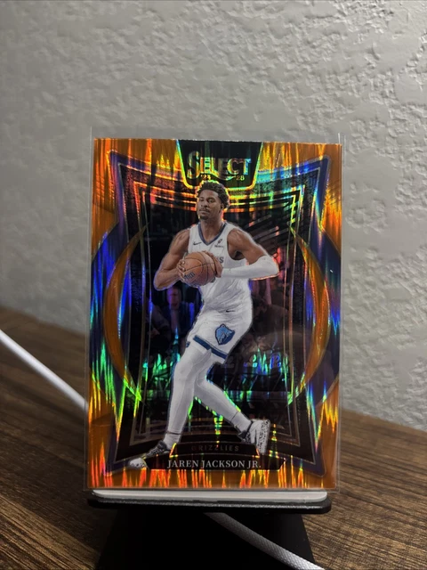 2024-25 PANINI SELECT #48 Jaren Jackson Jr. White Wave Prizm #/99