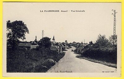 cpa 02 - LA FLAMENGRIE (Aisne) Vue Générale du VILLAGE
