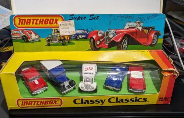 Matchbox Superfast Classy Classics Super Set RARO