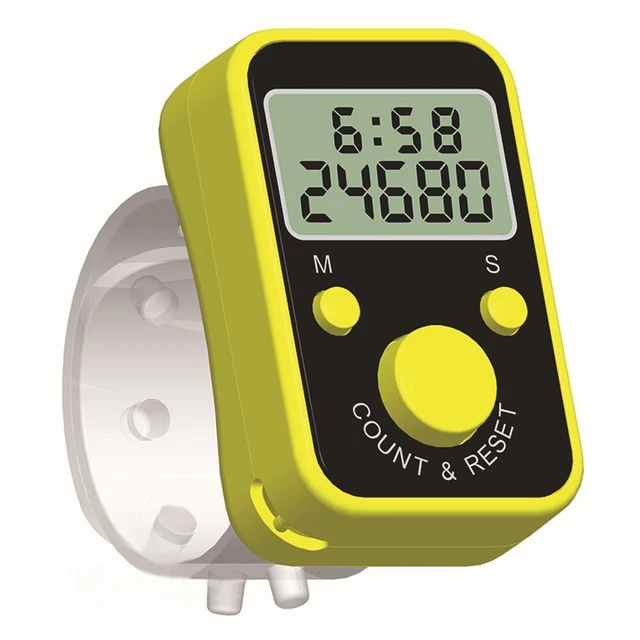 Bring The Time Finger Counter Ring With A Time Electronic Counter Manual Counter