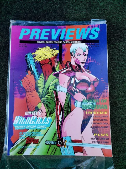 Previews Vol II, No. 9, Sept 1992, Comics, Games & Trading Cards