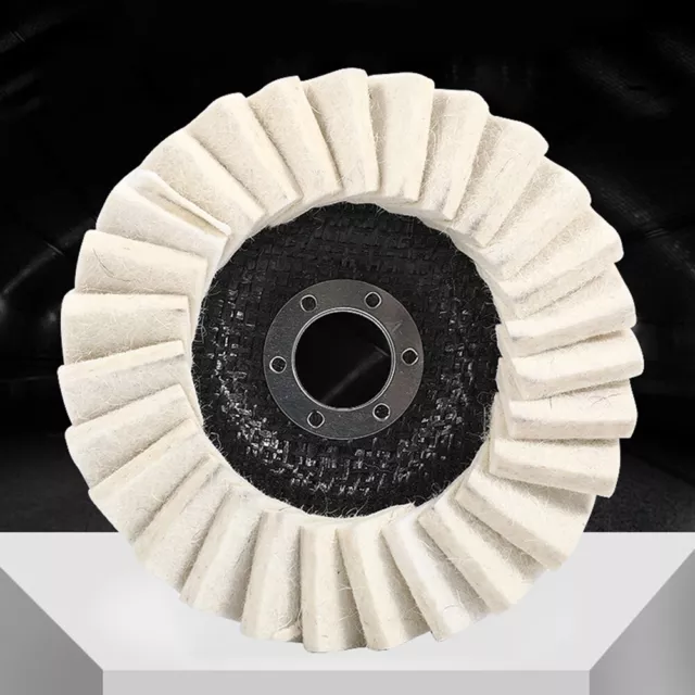 1X Flap Felt Wool Polishing Disc Buffing Sanding Wheel Angle Grinder Accessory
