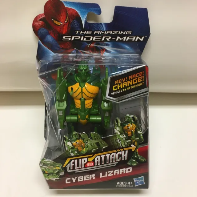 Marvel The Amazing Spider-Man Cyber Lizard NEW/SEALED 2011 Hasbro Attack Bot HTF
