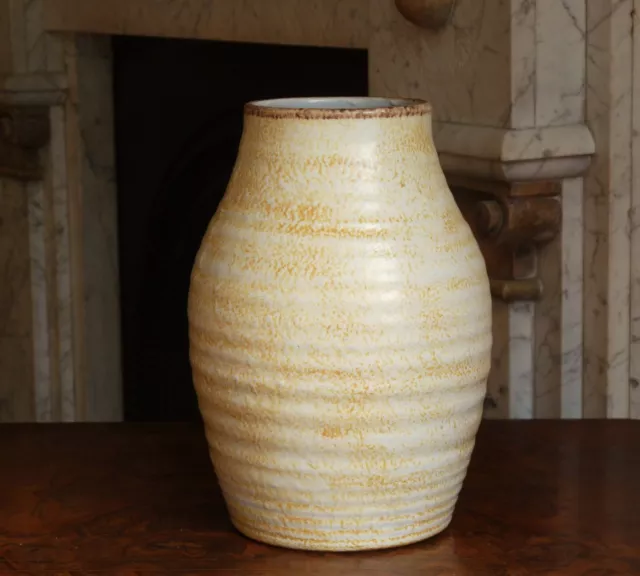 Denby Bourne Vase DANESBY WARE Alice Telchtner ? 1930s LARGE 28cm